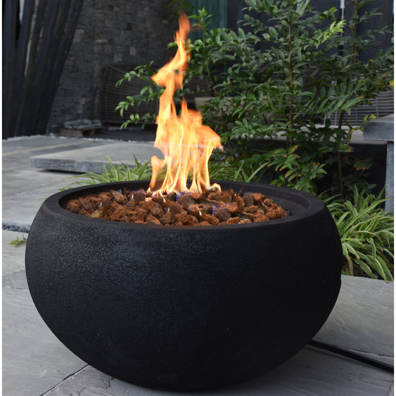 York Concrete Propane/Natural Gas Fire Pit & Reviews AllModern